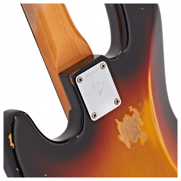 Fender Custom Shop '62 J Bass Relic, 3-Color Sunburst #TBC2