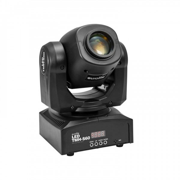 Eurolite TMH-S60 LED Moving Head Spot - Front, Right