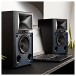 JBL 4305P Wireless Studio Monitor Speakers, Black Walnut - lifestyle