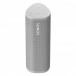 Sonos ROAM Waterproof Smart Speaker, White standing front view