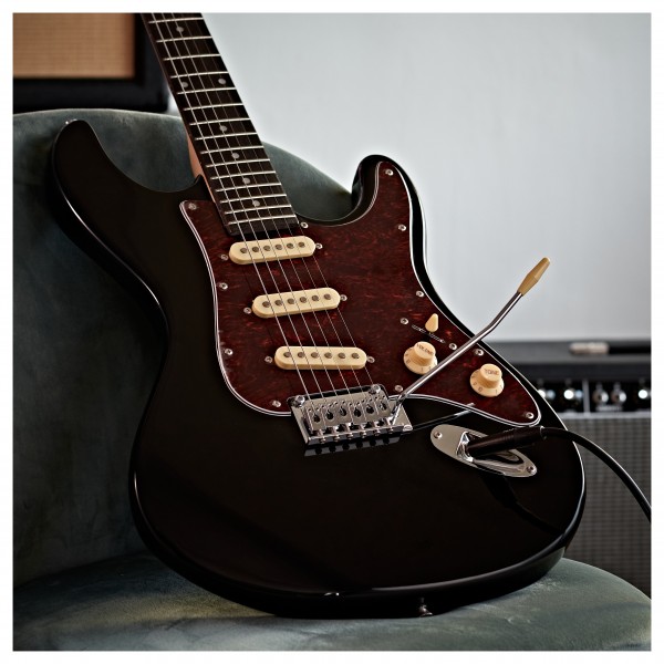 LA Select Electric Guitar SSS by Gear4music, Black