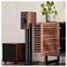 Wharfedale 9.1 Speakers & SW-150 Subwoofer, Walnut Speaker Package Subwoofer Lifestyle View