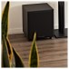 Wharfedale 9.1 Speakers & SW-150 Subwoofer, Carbon Speaker Package Subwoofer Lifestyle View