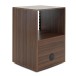 3 Tier Pro Audio Studio Desk + Rack Cabinet, Walnut