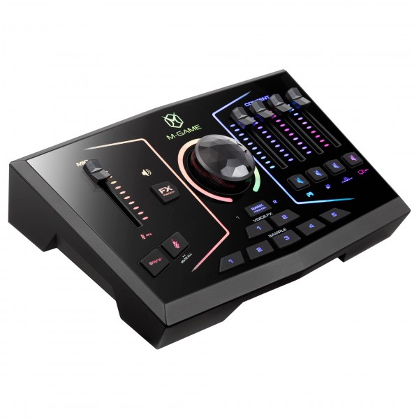M-GAME RGB Dual Gaming Interface - Angled