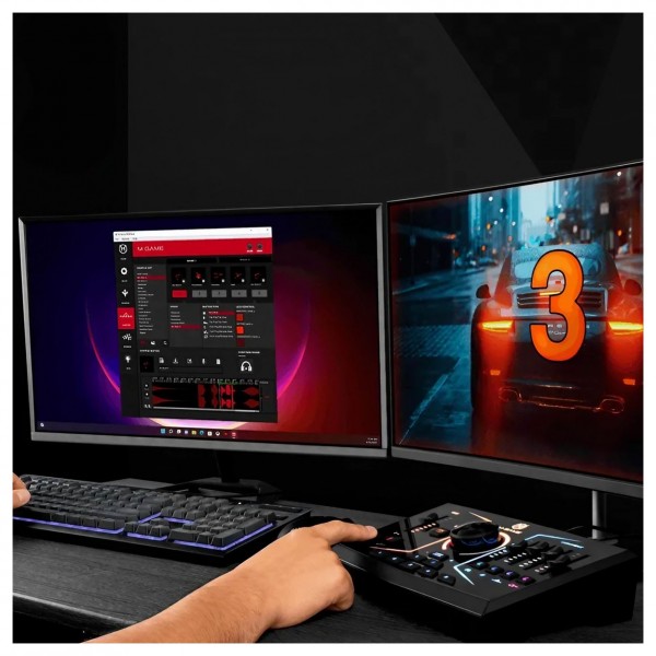 M-GAME RGB Dual USB Streaming Gaming Interface - Lifestyle