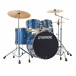Sonor AQX 22'' 5pc Drum Kit Blue Ocean Sparkle left