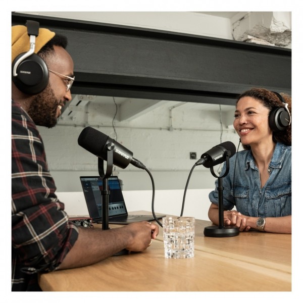 Shure MV7X XLR Podcast Microphone - Lifestyle