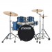 Sonor AQX 20'' 5pc Drum Kit w/Hardware, Blue Ocean Sparkle