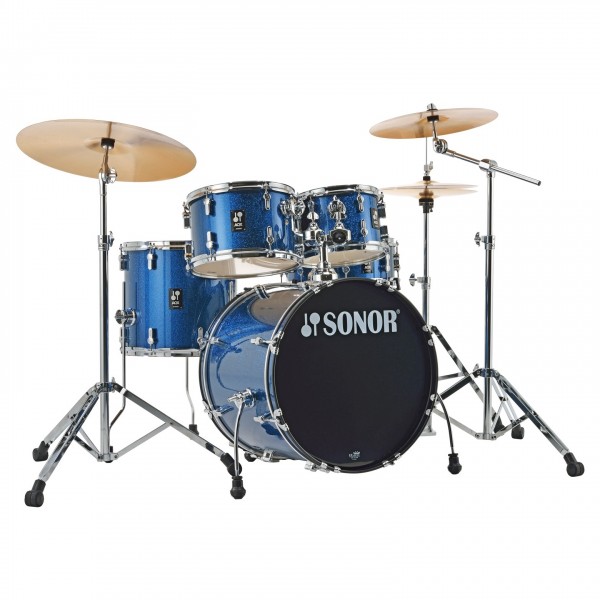 Sonor AQX 20'' 5pc Drum Kit Blue Ocean Sparkle Right