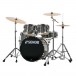 Sonor AQX 20'' 5pc Drum Kit Black Midnight Sparkle Right