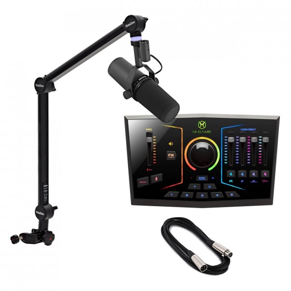 Shure SM7B and M-GAME Dual Streaming Bundle - Full Bundle