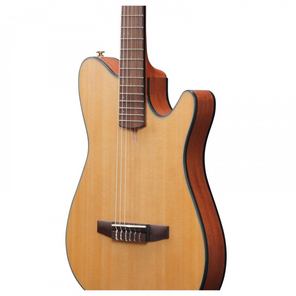 Ibanez FRH10N, Natural Flat close up angle
