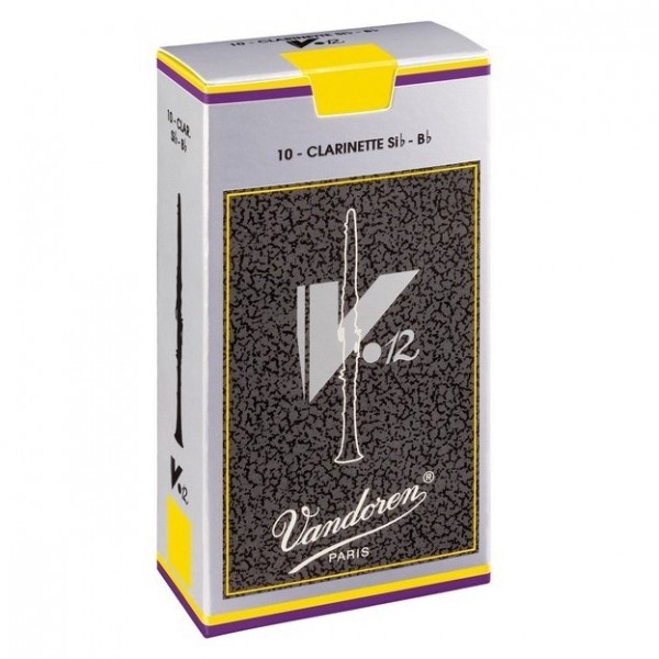 Vandoren V12 Bb Clarinet Reeds, 4.5 (10 Pack)