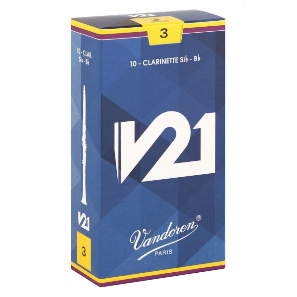 Vandoren V21 Bb Clarinet Reeds, 4.5 (10 Pack)