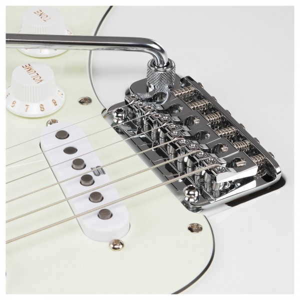 Ibanez LM1 Luca Mantovanelli Signature, Luna White bridge