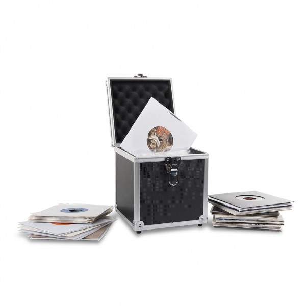 Acc-Sees Pro Vinyl 45 Case (50) Black MkII With Records