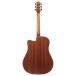 Ibanez AAD50CE, Light Brown Sunburst Low Gloss - Back