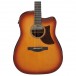 Ibanez AAD50CE, Light Brown Sunburst Low Gloss - Body Front