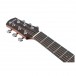 Ibanez AAD50CE, Light Brown Sunburst Low Gloss - Headstock Front