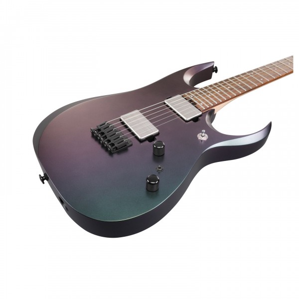 Ibanez RGD3121 RG Prestige, Polar Lights Flat close up angle