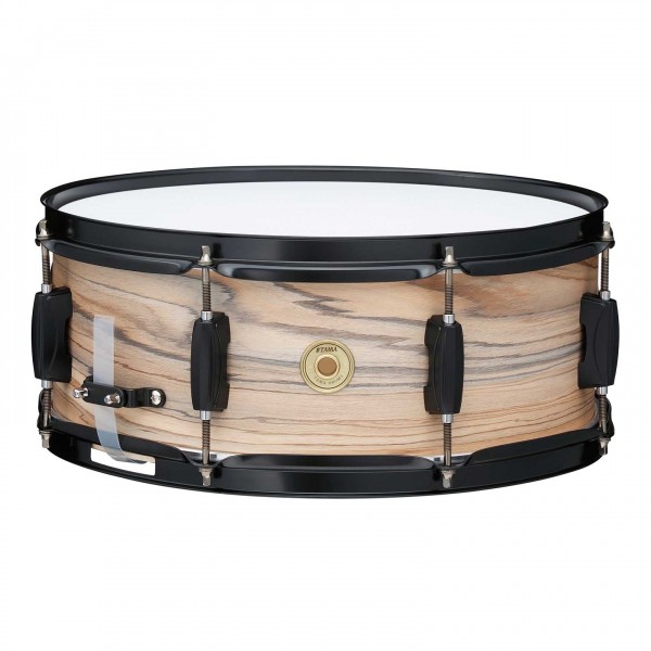 Tama Woodworks 14 x 5.5'' Snare Drum, Natural Zebrawood Wrap