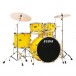 Tama Imperialstar 22'' 5pc Drum Kit w/Cymbals, Electric Yellow Main Kit 