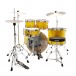 Tama Imperialstar 22'' 5pc Drum Kit w/Cymbals, Electric Yellow- Back