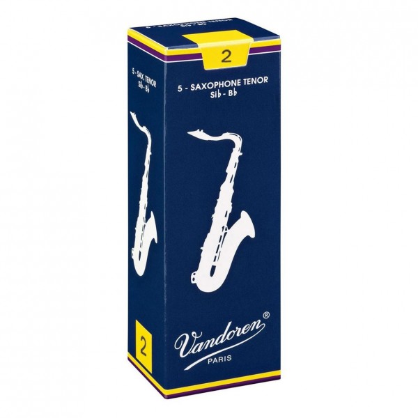 Vandoren Traditional Tenor Saxophone Reeds, 5 (5 Pack)