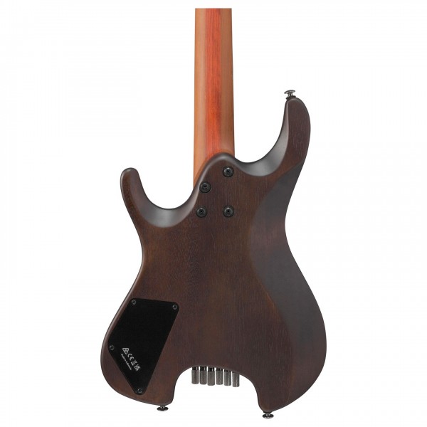 Ibanez Q52PB Q Series, Antique Brown Stained back close up 