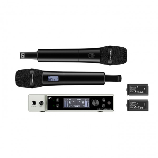 Sennheiser EW-DX 835-S Wireless Handheld Microphone Set, U1/5 Band - Full System