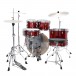 Tama Imperialstar 22'' 5pc Drum Kit, Burnt Red Mist- back