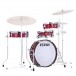 Tama Club-Jam Pancake 18' 4pc Shell Pack,  Burnt Red Mist