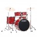 Tama Imperialstar 22'' 5pc Drum Kit w/Cymbals, Burnt Red Mist Main Kit