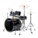 Tama Imperialstar 22'' 5pc Drum Kit, Hairline Black side 