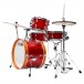 Tama Club-Jam Shell Pack w/Cymbal Holder, Candy Apple Mist - Side