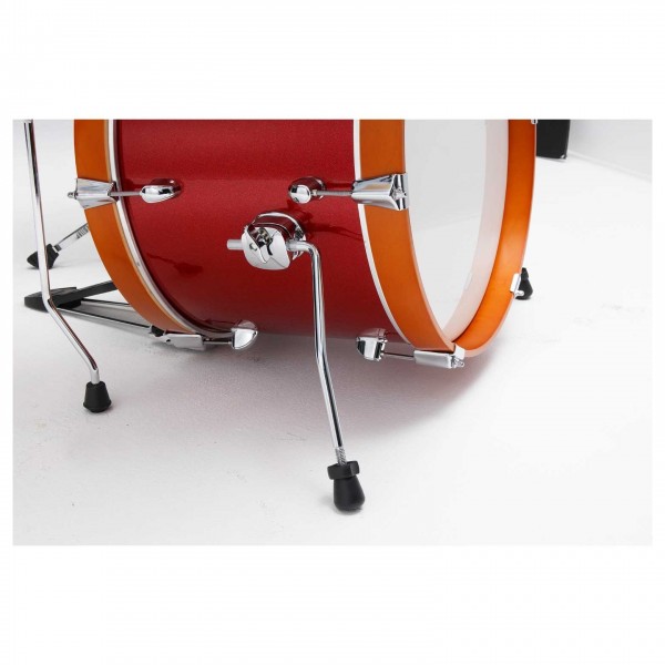 Tama Club-Jam Shell Pack w/Cymbal Holder, Candy Apple Mist - Bass Drum