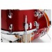 Tama Club-Jam Shell Pack w/Cymbal Holder, Candy Apple Mist - Close up