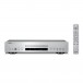 Yamaha CD-S303 Audio CD Player, Silver with remote control