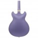 Ibanez AS73G Artcore, Metallic Purple Flat close up 2