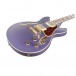 Ibanez AS73G Artcore, Metallic Purple Flat close up 3