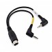 CME WIDI Accessory Cable, 2.5mm TRS to DIN-6 Mini  - Angled