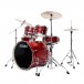 Tama Imperialstar 22'' 6pc Drum Kit, Burnt Red Mist side