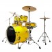 Tama Imperialstar 22'' 6pc Drum Kit w/Cymbals, Electric Yellow - Side