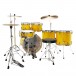 Tama Imperialstar 22'' 6pc Drum Kit w/Cymbals, Electric Yellow - Back