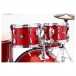 Tama Imperialstar 22'' 6pc Drum Kit w/Cymbals,Burnt Red Mist - toms