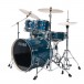 Tama Imperialstar 22'' 6pc Drum Kit, Hairline Blue side