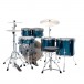 Tama Imperialstar 22'' 6pc Drum Kit, Hairline Blue- Back