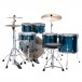 Tama Imperialstar 22'' 6pc Drum Kit w/Cymbals, Hairline Blue - Back