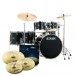 Tama Imperialstar 22'' 6pc Drum Kit w/talerze perkusyjne, Hairline Black
